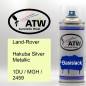 Preview: Land-Rover, Hakuba Silver Metallic, 1DU / MGH / 2459: 400ml Sprühdose, von ATW Autoteile West.